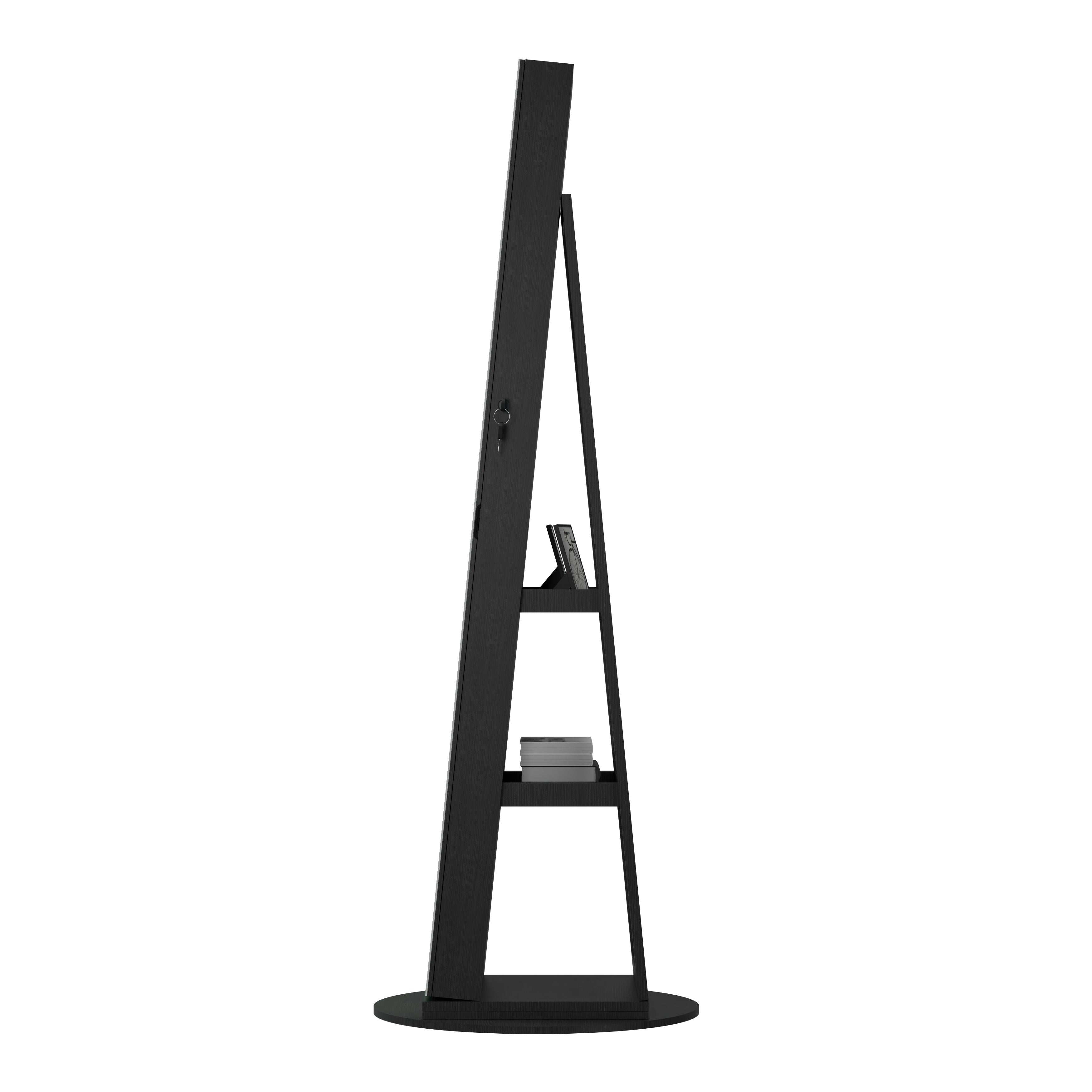 360° Swivel Jewelry Cabinet with Full Length Mirror