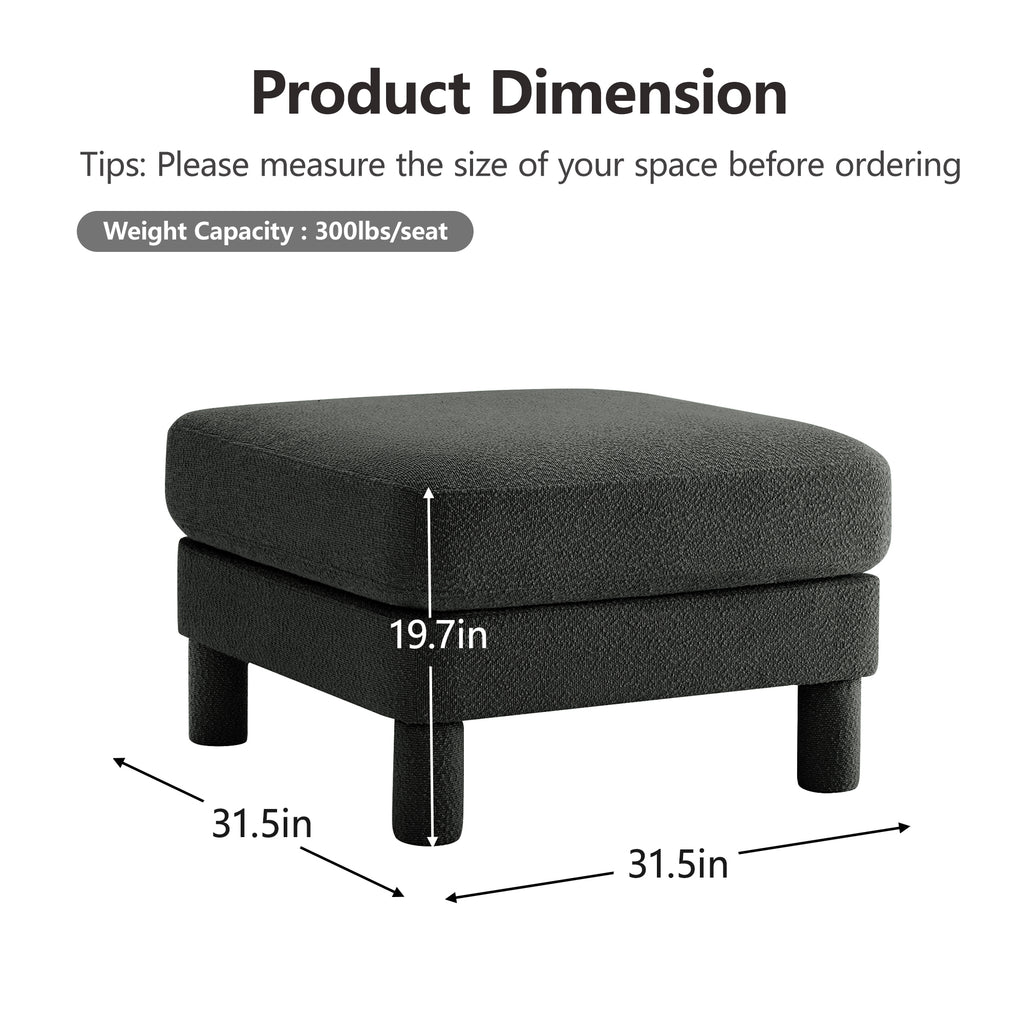 Ottoman Polyester-Dark