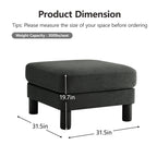Ottoman Polyester-Dark