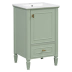 20" Bathroom Vanity with Ceramic Sink