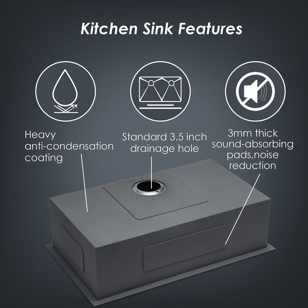 33 Inch Undermount Sink