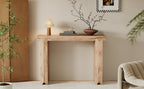 TREXM Farmhouse Mango Wood Console Table
