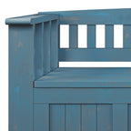 Acadian 48" Wide Solid Wood Entryway Storage Bench