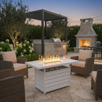 54.3 Inches Outdoor Patio Fire Pit Table