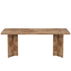 63” Farmhouse Dining Table for 4–6 People