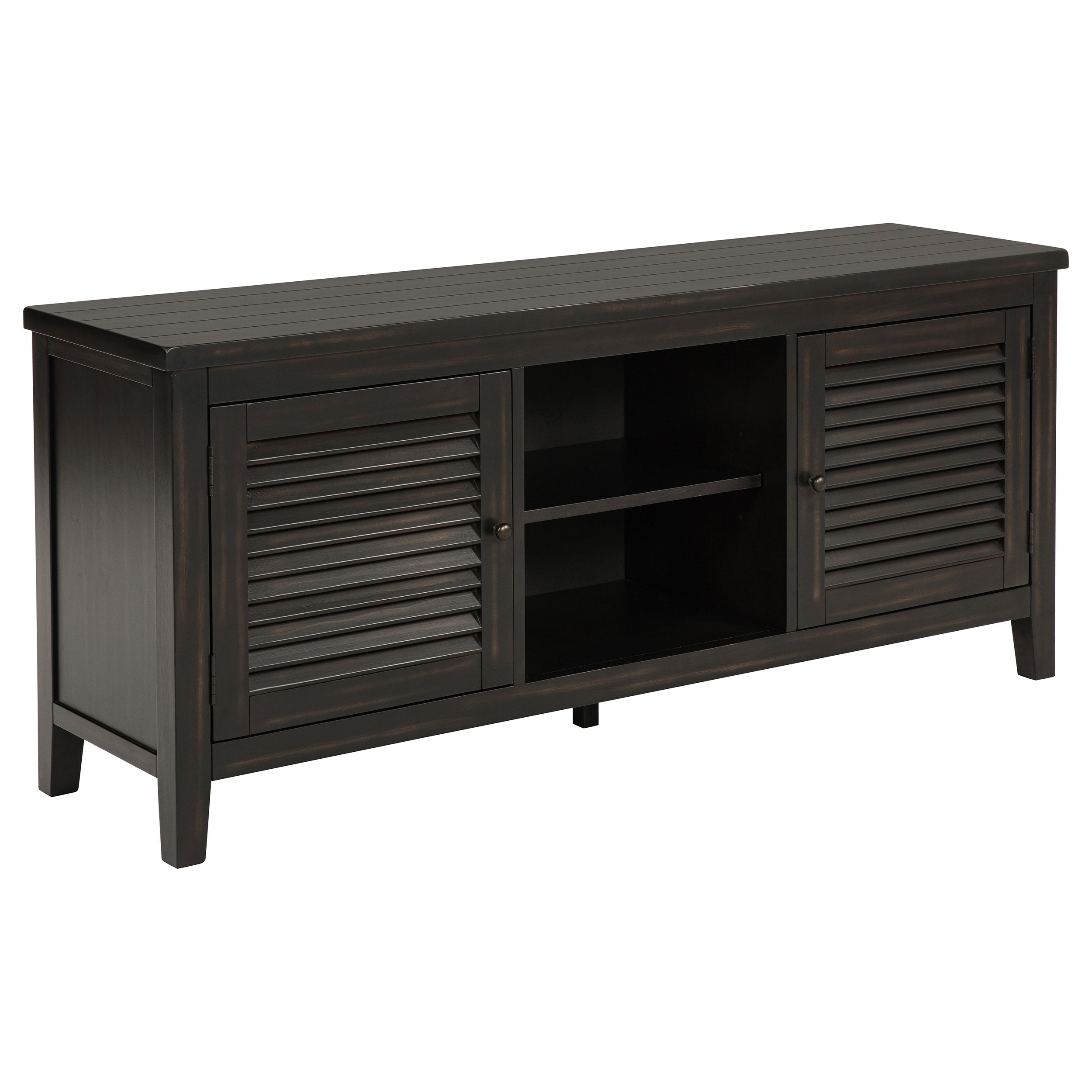 Sutter Distressed Java 2-Door TV Stand