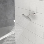 Brushed Nickel Shower Arm with Flange