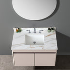 43 Inch Carrara Marble Vanity Top with Undermount Sink