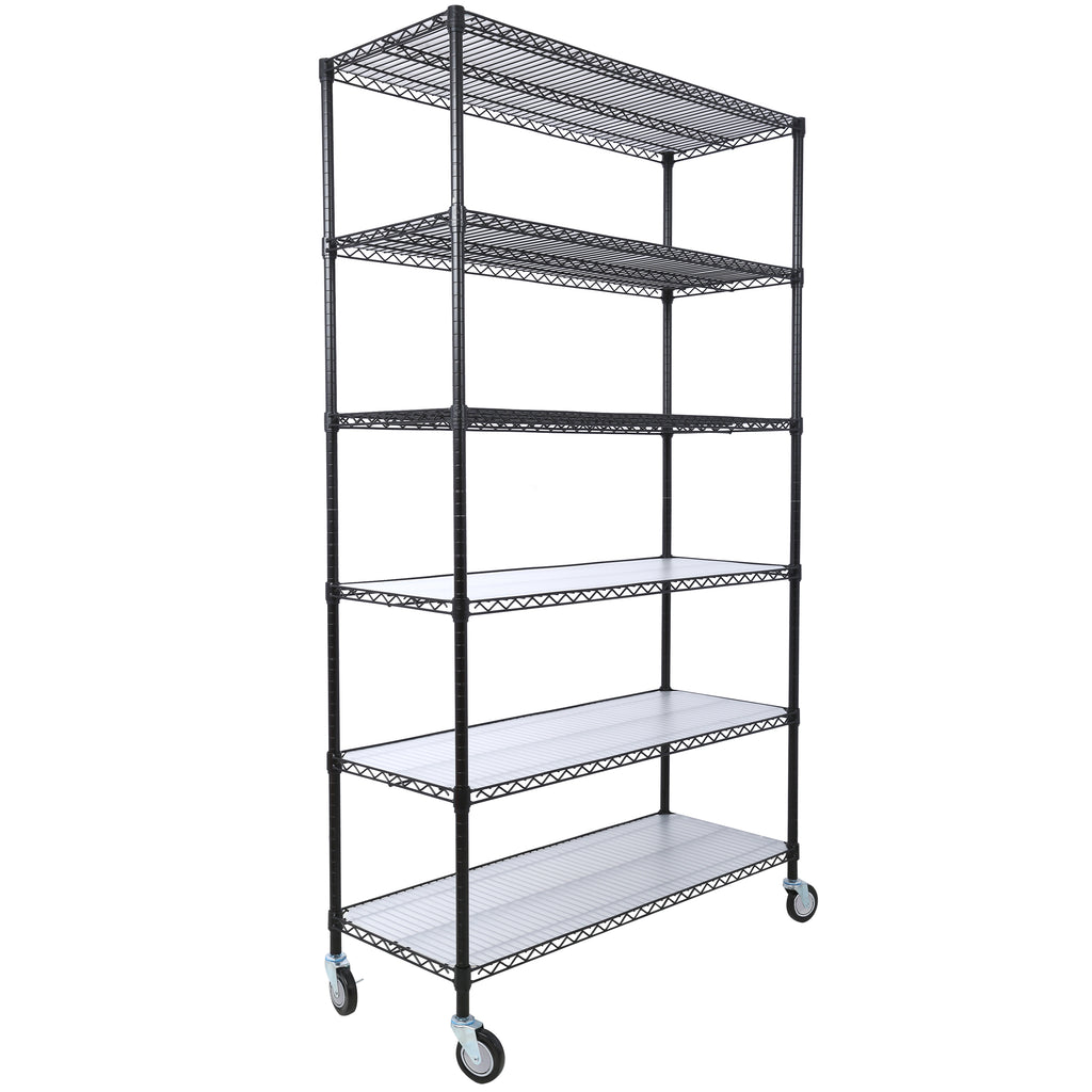 6 Tier 6000lbs Capacity NSF Metal Shelf Wire Shelving Unit
