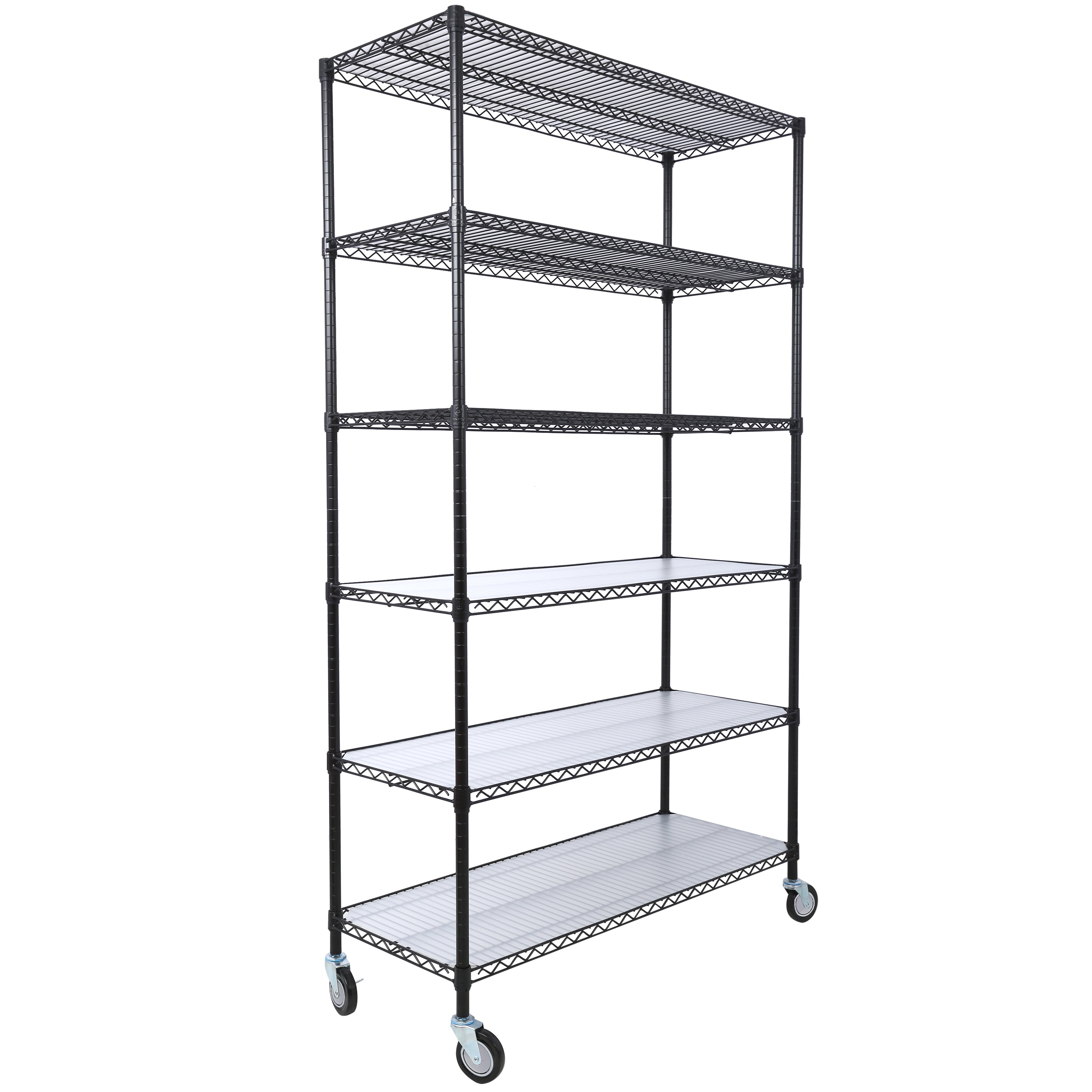 6 Tier 6000lbs Capacity NSF Metal Shelf Wire Shelving Unit