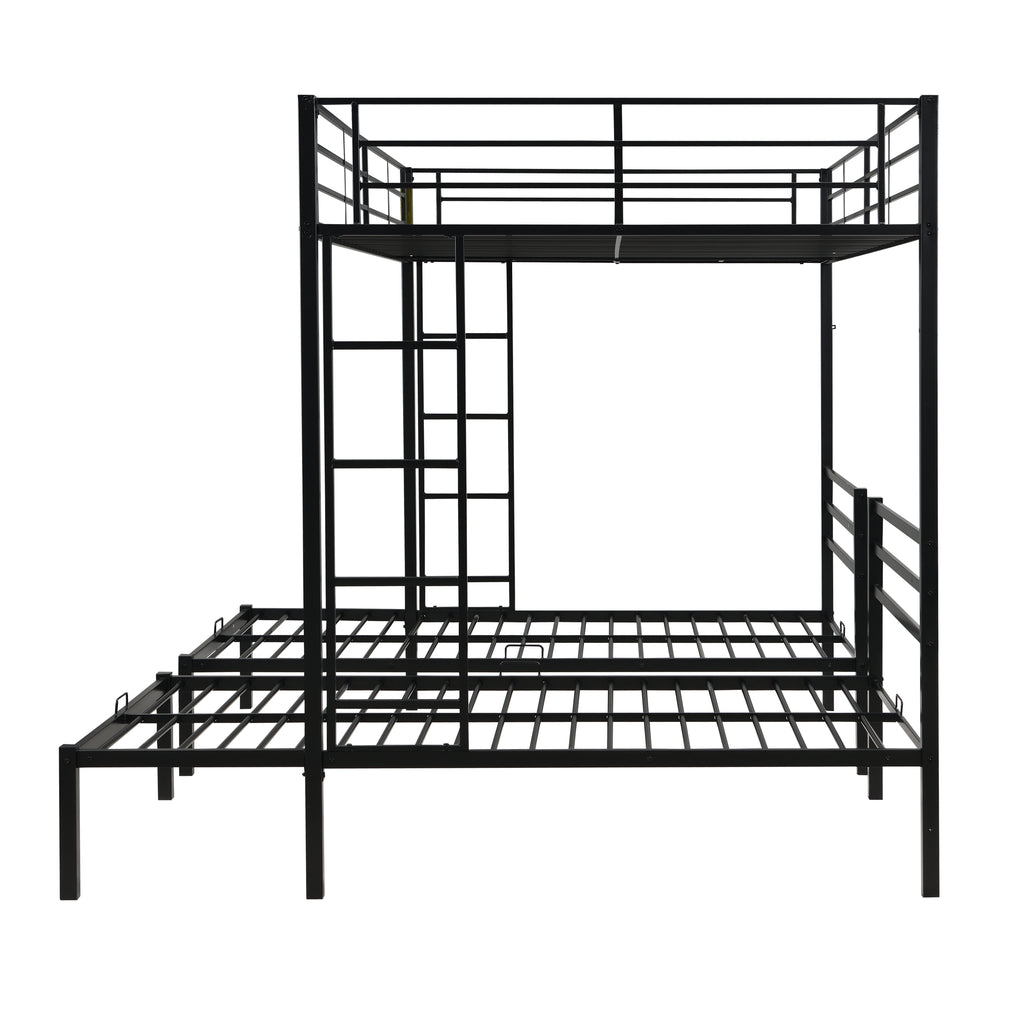 Full Over Twin Over Twin Bunk Bed