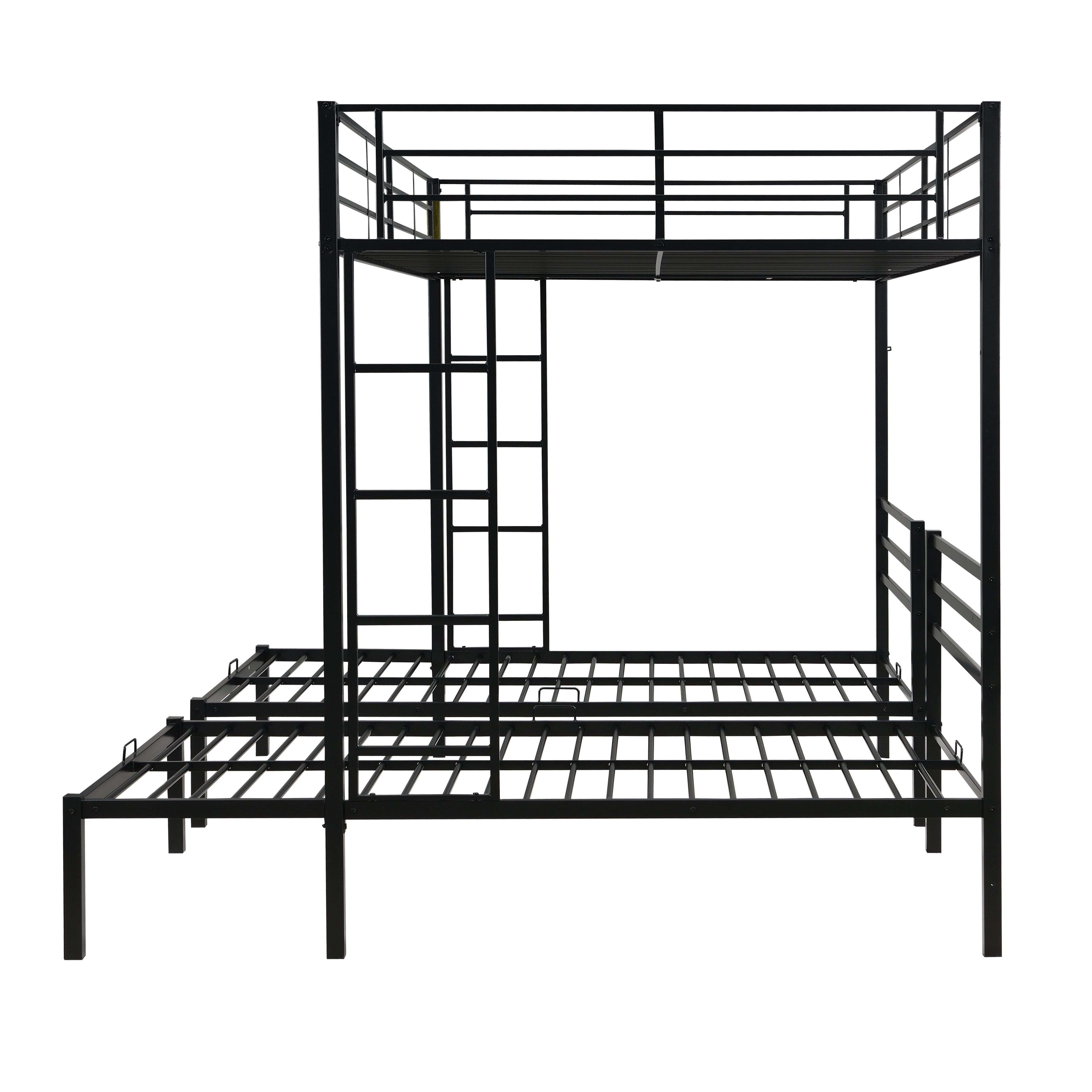 Full Over Twin Over Twin Bunk Bed