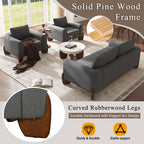 U_Style Modern 3-Piece Living Room Sofa Set