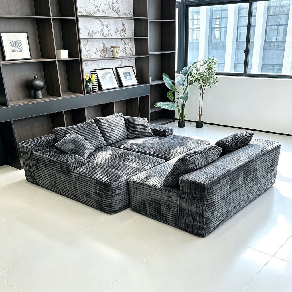 131" U-Shape Cloud Sectional Couch