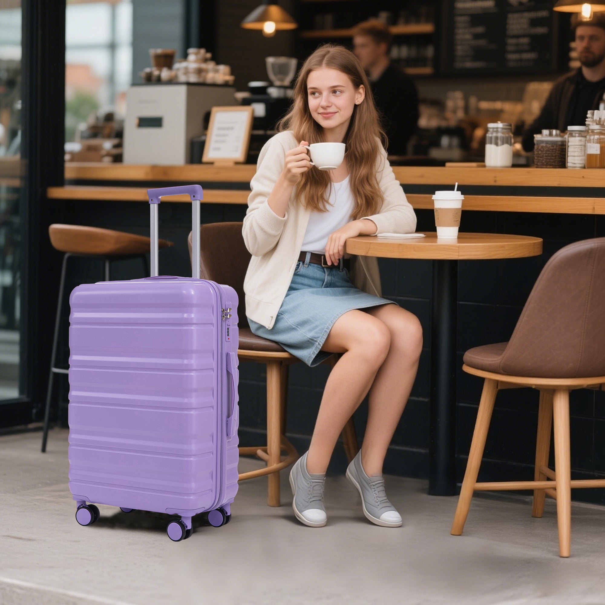 HIFINE TOURIST 20"/24"/28" 3 pcs/set in ABS Spinner Wheel Luggage
