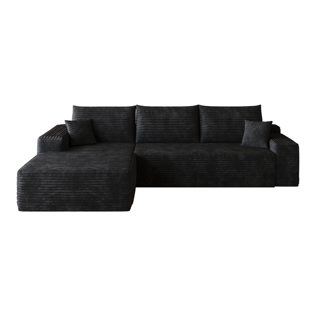 107" Cloud Sectional Couch with L-Shape Chaise