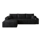 107" Cloud Sectional Couch with L-Shape Chaise
