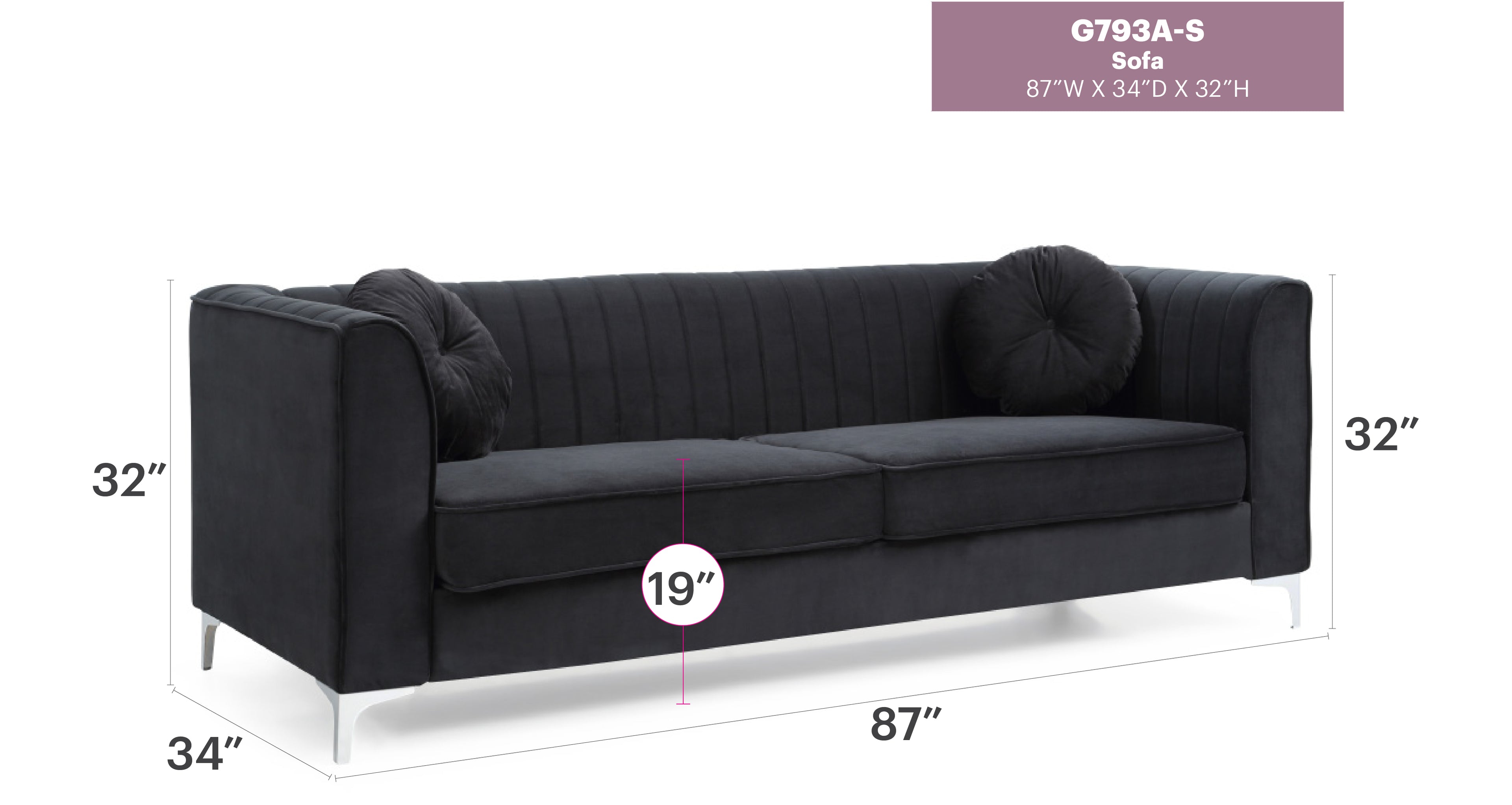 Delray G793A-S Sofa