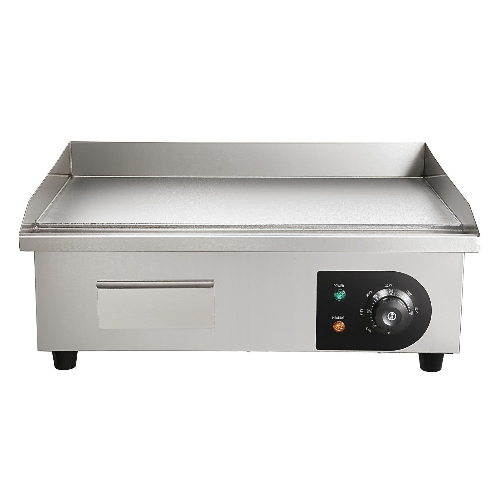 Commercial Electric Griddle - 21 x 11.8 Inch, 1750W