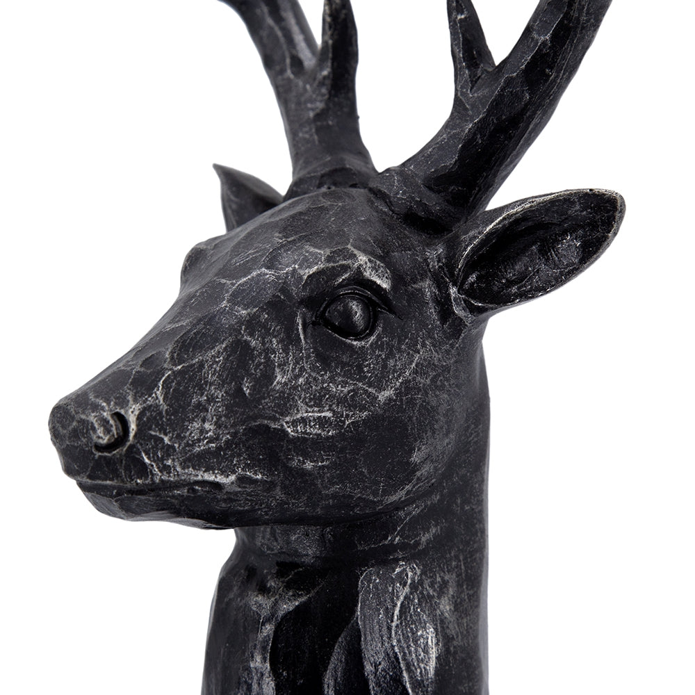 6x4x11" Darby 8-Point Deer Head Statue Decor