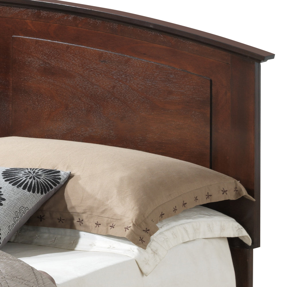 Elegant Cappuccino Full Bed For Cozy Spaces
