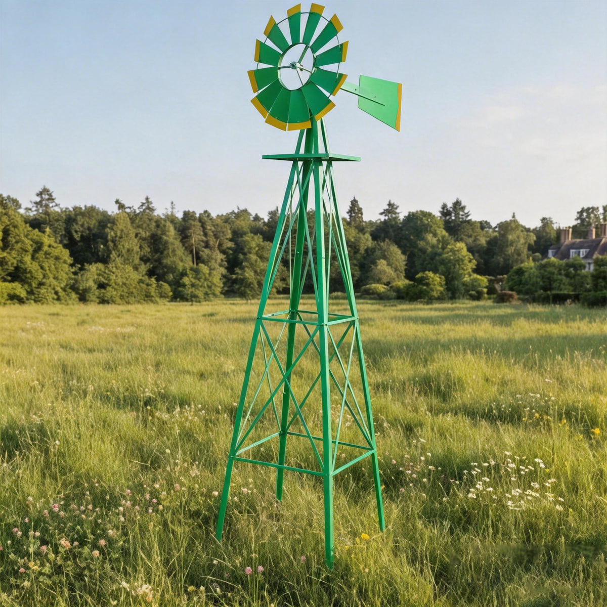 8FT Decorative Garden Windmill