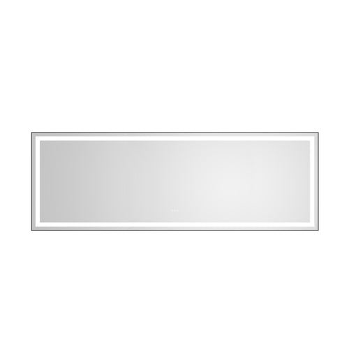 118 x 36 Inch LED Bathroom Mirror with Aluminum Frame