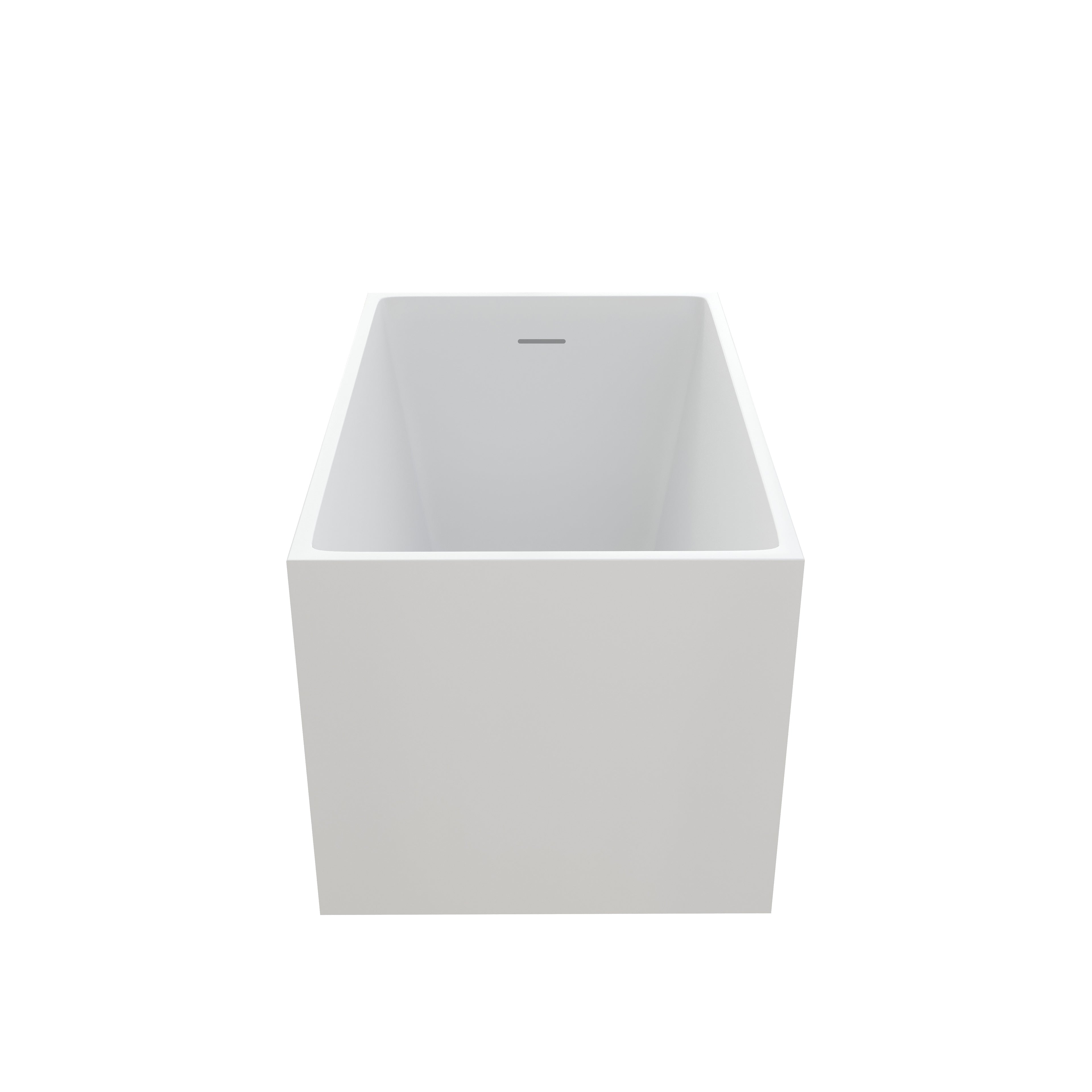 43" Acrylic Freestanding Bath Tub - Modern Soaker