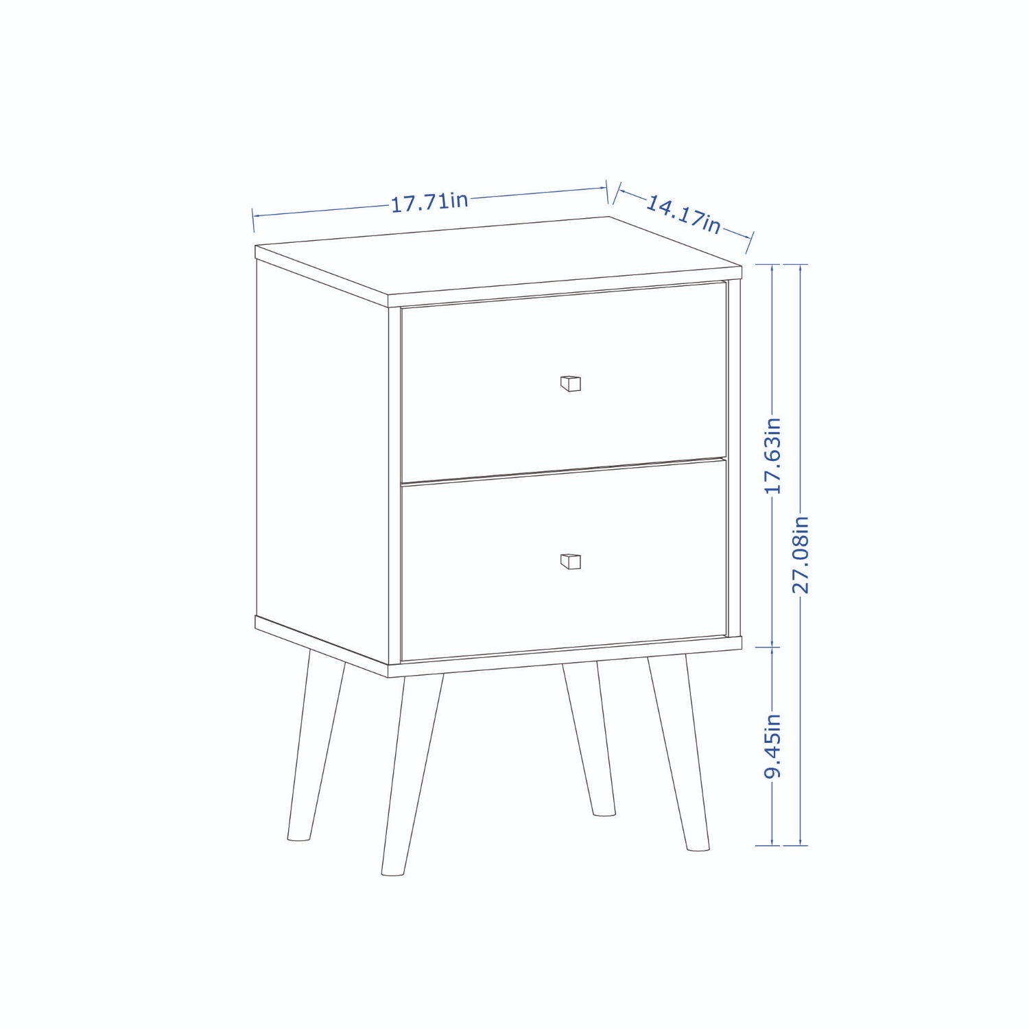 Liberty - Nightstand & 2 Drawers