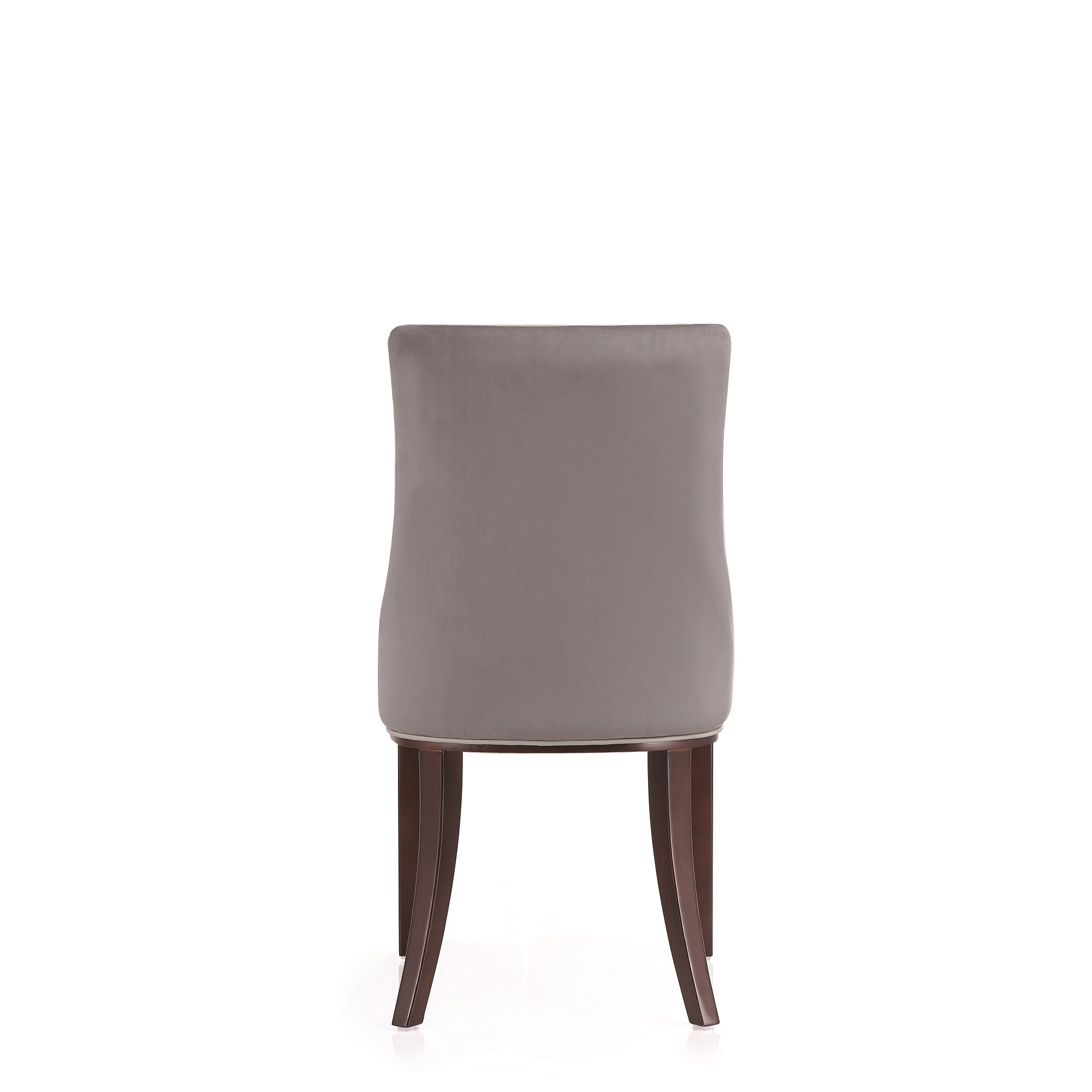 Shubert Vegan Leather and Velvet Dining Chair