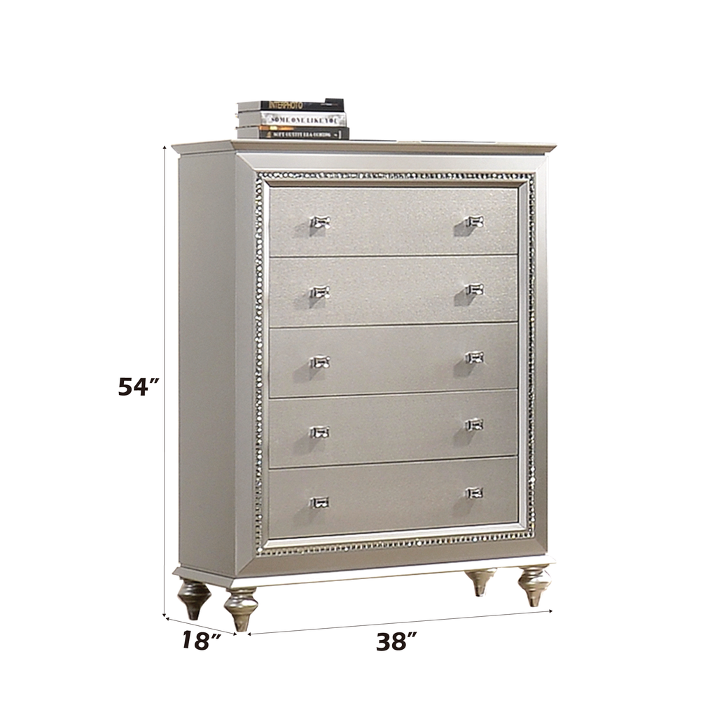 Kaitlyn Champagne Finish Chest
