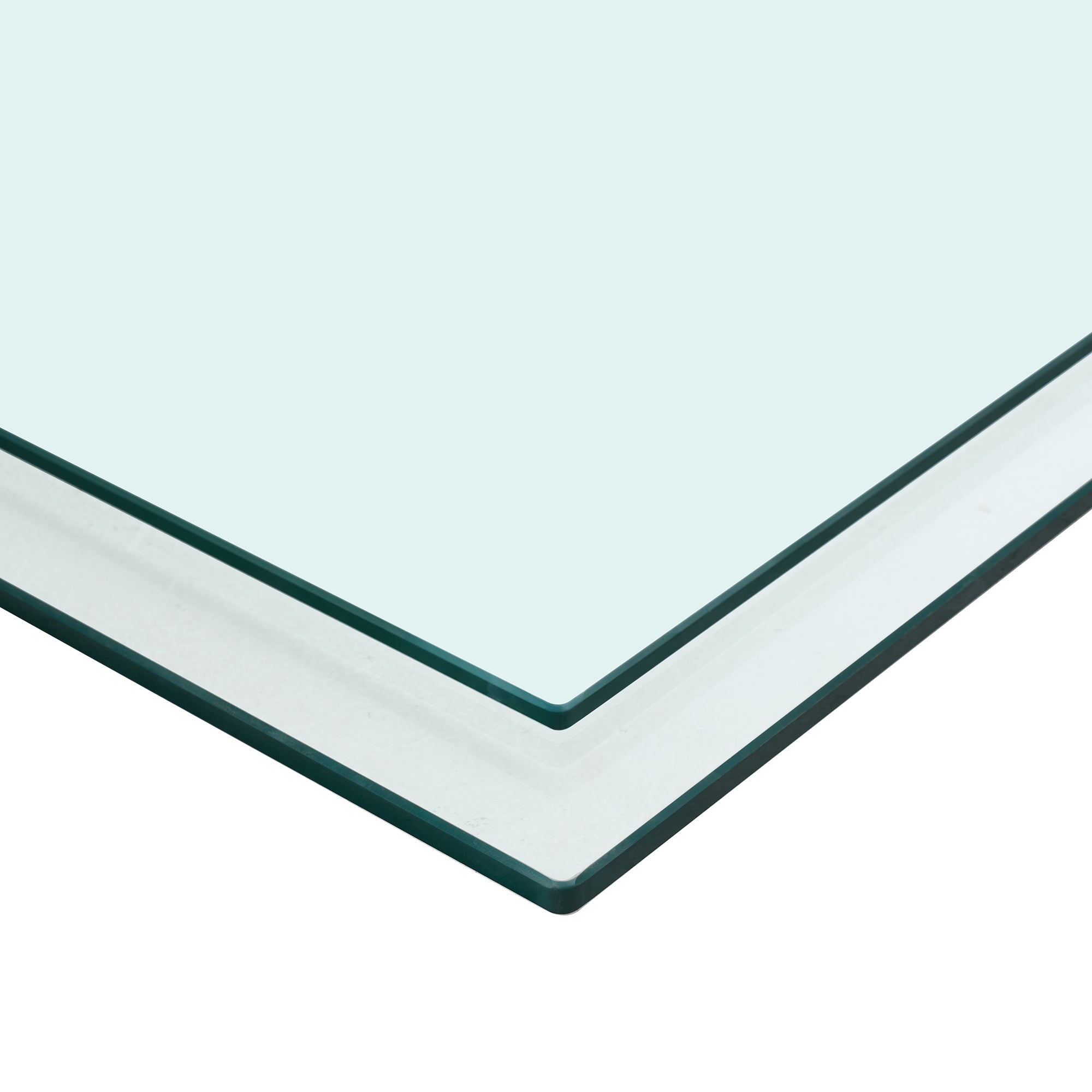 Square Tempered Glass Table Top