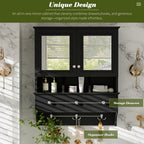 4-In-1 Bathroom Mirror Cabinet