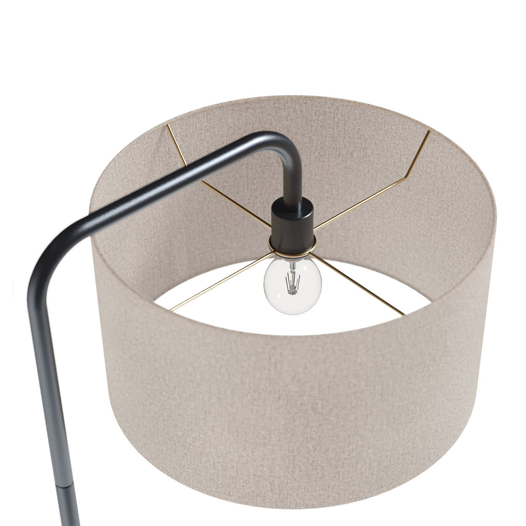 63" Contemporary Metal Floor Lamp in Oil Rubbed Bronze