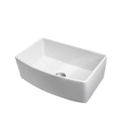 White Farmhouse Sink - 33 x 19 x 10 Inch