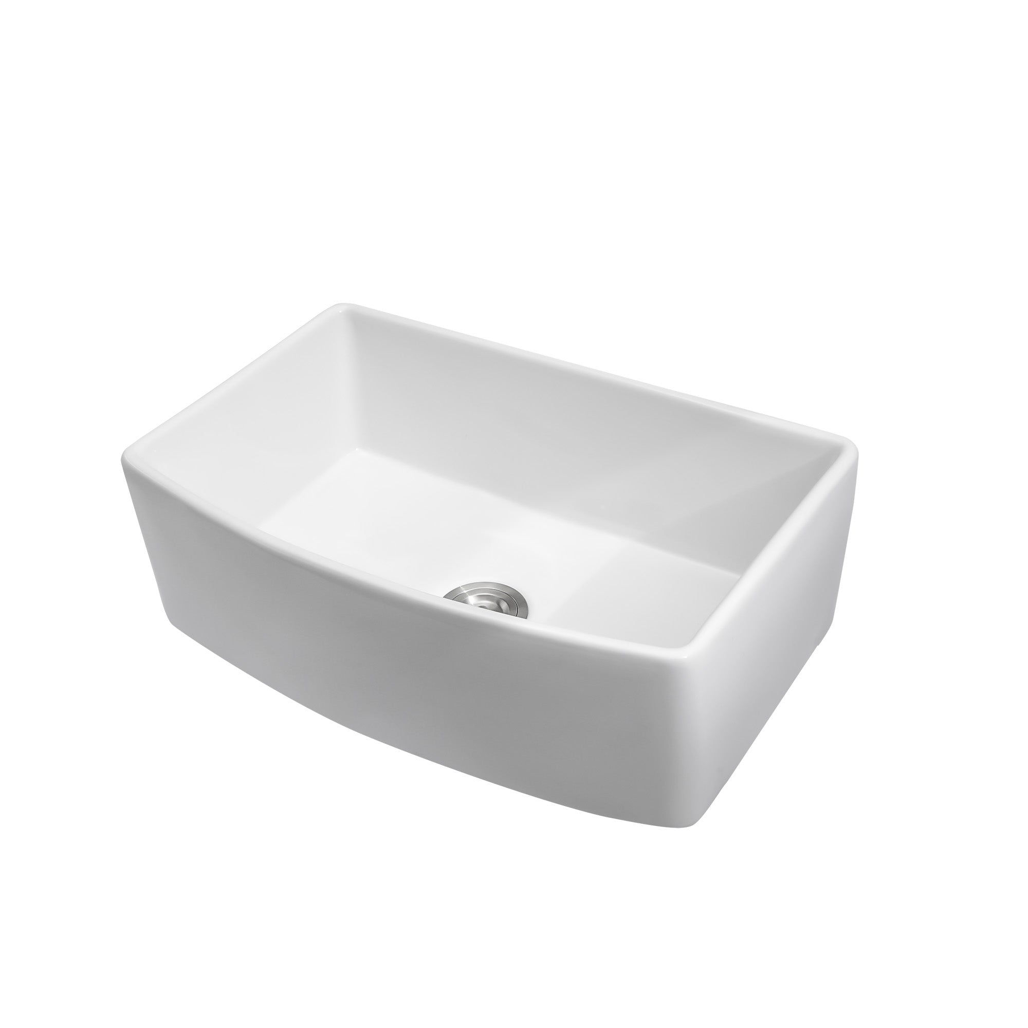 White Farmhouse Sink - 33 x 19 x 10 Inch