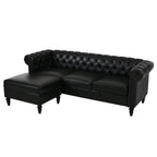U-style 85" Modern 4-Seater L-Shaped Sectional Sofa