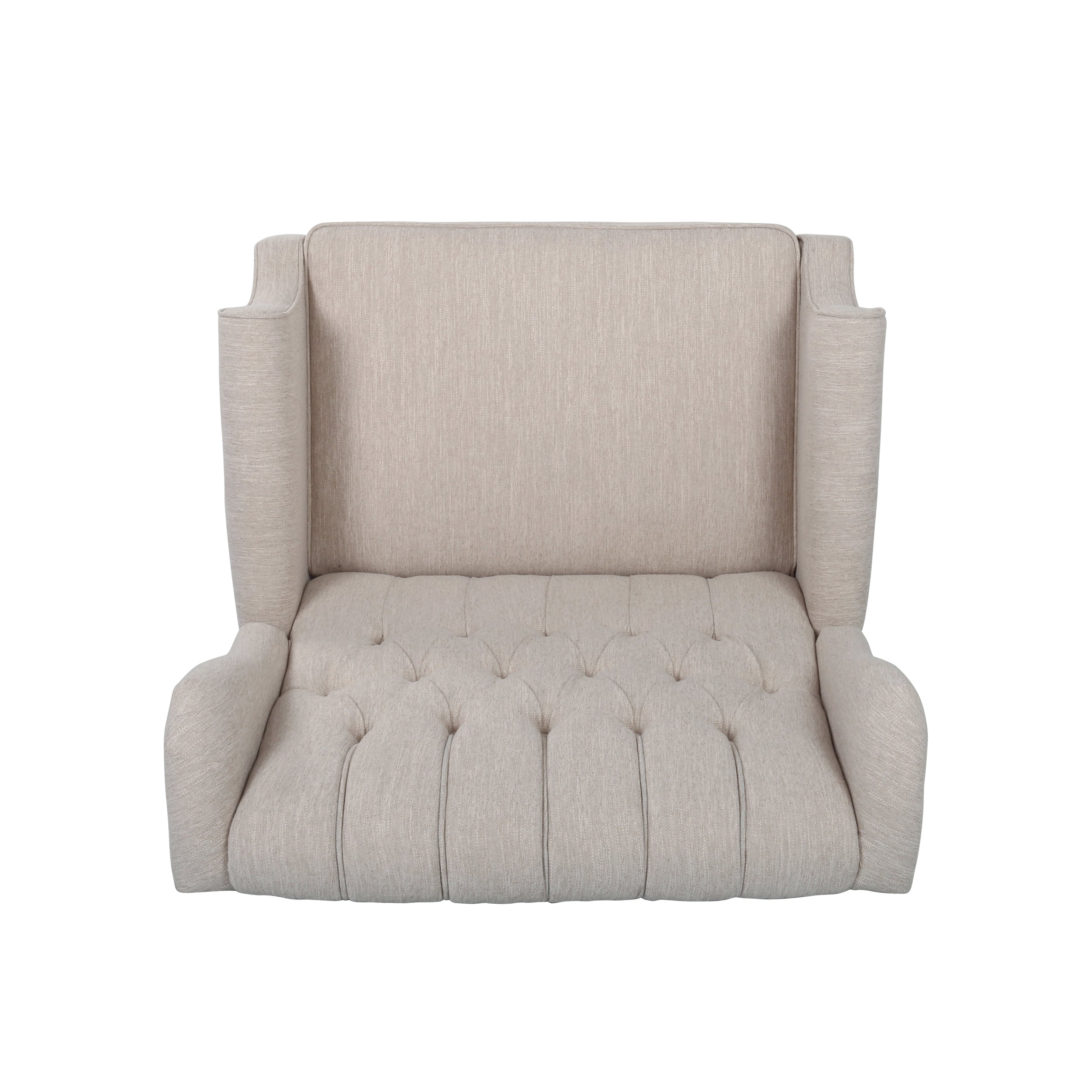 Push Back Recliner Chair with Rivet Decoration