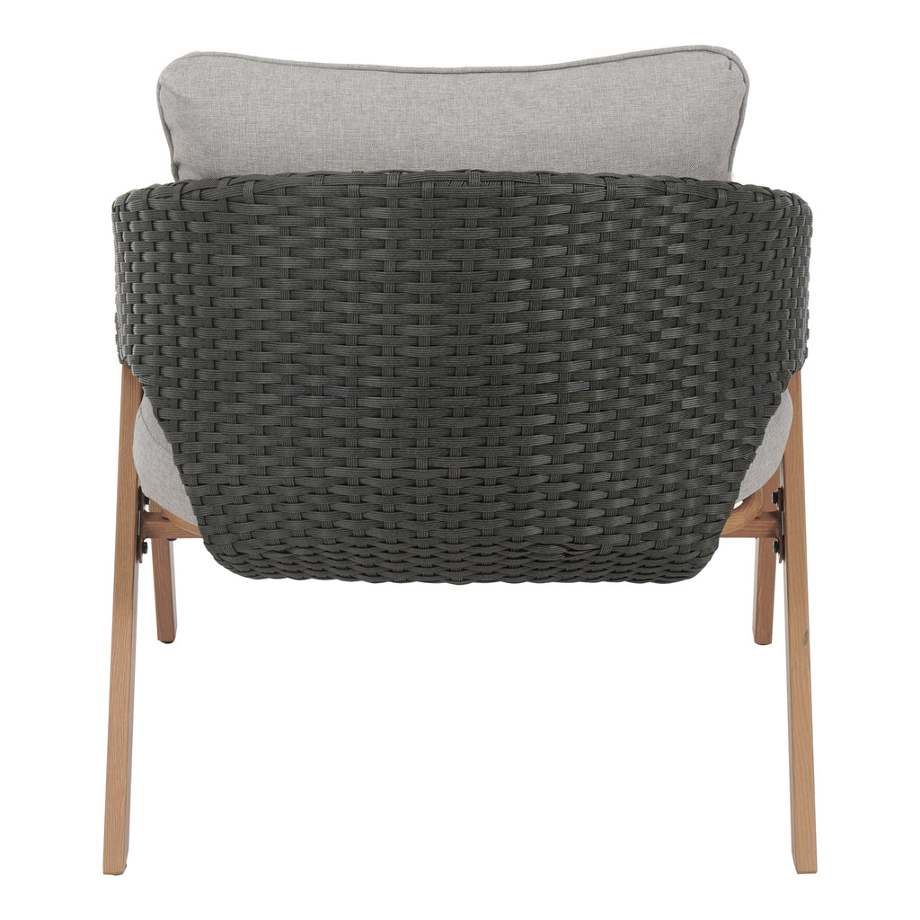 Patio Chair with Cushions (Set of 2)