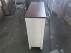 Farmhouse Storage Cabinet with Drawer and Adjustable Shelf