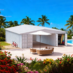 40FT x 36FT Container Roof Kit – Heavy-Duty Steel Shelter