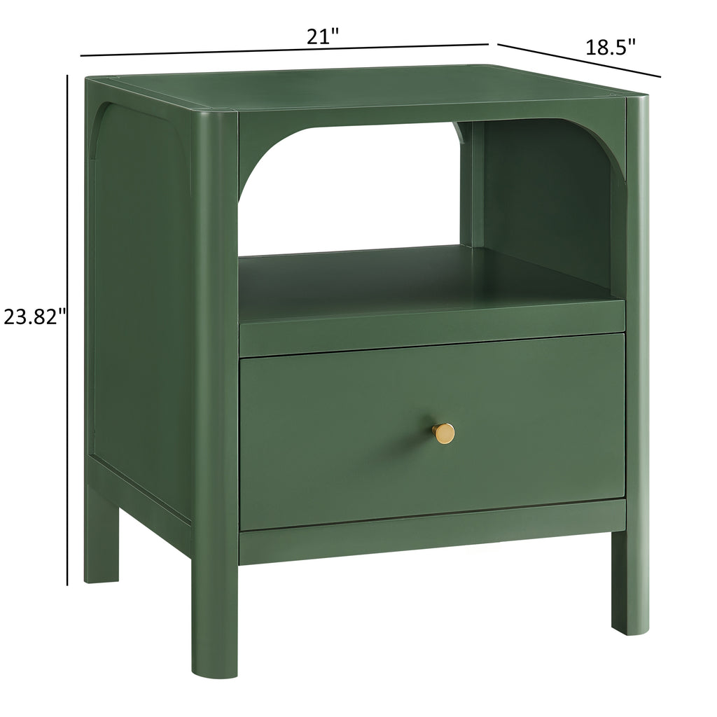 Williamson 1-Drawer Nightstand in Vintage