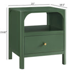 Williamson 1-Drawer Nightstand in Vintage