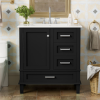 30" Modern Bathroom Vanity With Sink Combo Set
