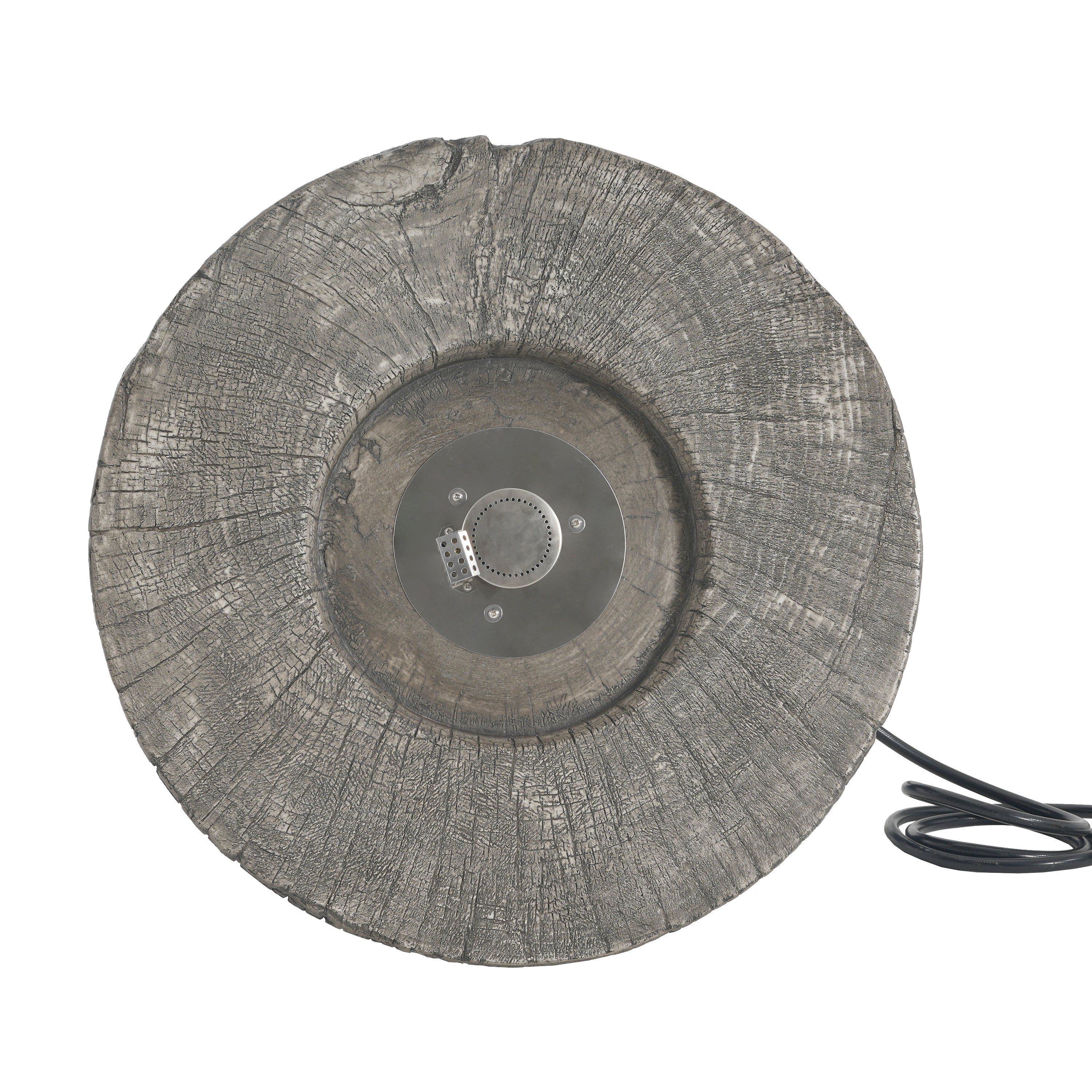 Patio MGO Propane Fire Pit, 30,000 BTU, Light Grey