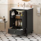 24'' Bathroom Vanity with Ceramic Sink