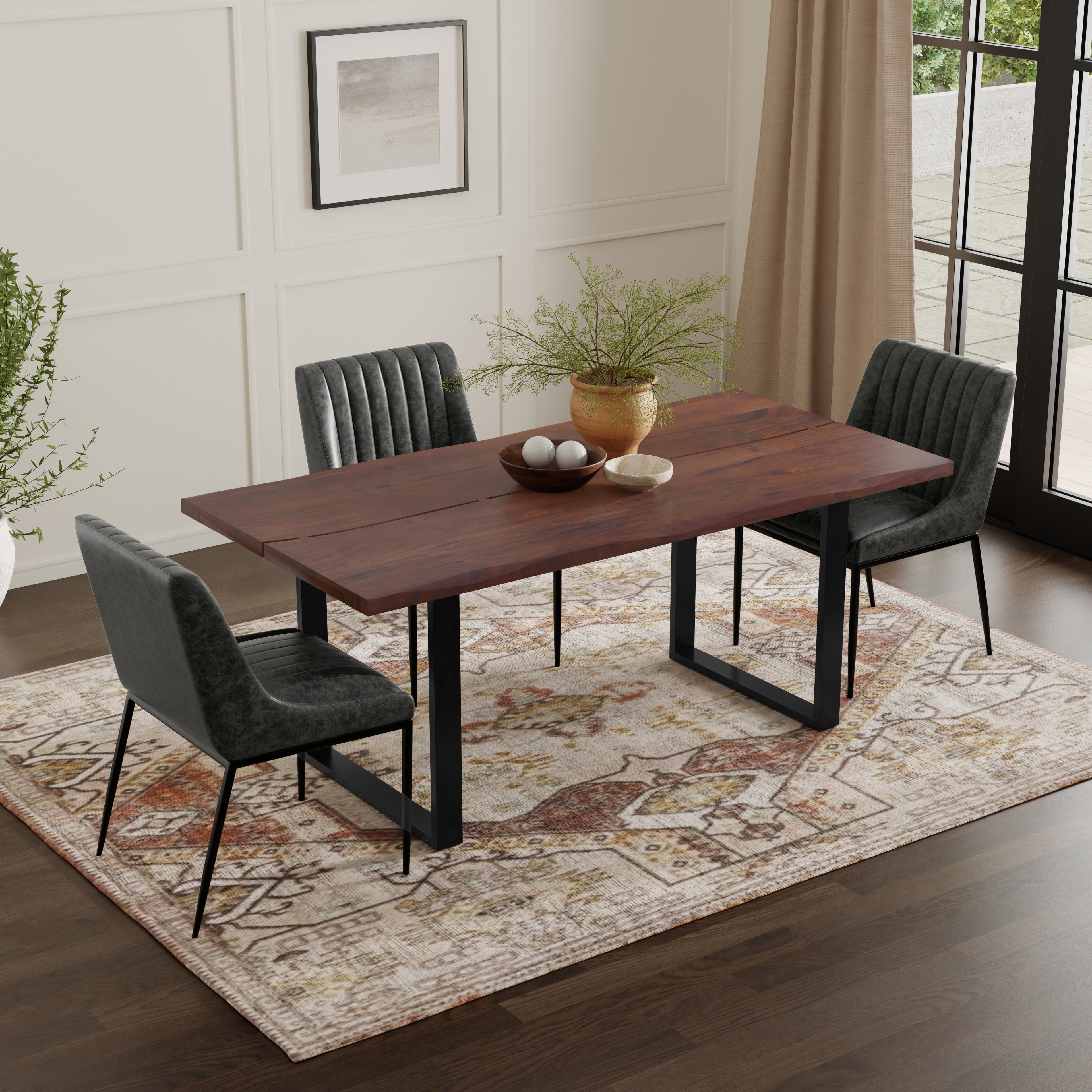 Fieldcrest Dining Table in Dark