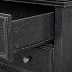 Modern 5-Drawer Dresser with Storage Cabinet