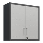 Metal Wall-Mounted Tool Storage Cabinet with Locking Door