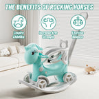 Rocking Horse for Toddlers, Balance Bike Ride On Toy